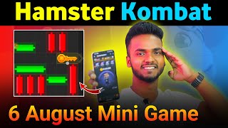 Mini Game 6 August Hamster Kombat [upl. by Gerti238]