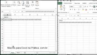 Curso Completo de Excel Como ver 2 abas ao mesmo tempo [upl. by Ethbun]