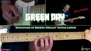 Boulevard of Broken Dreams Guitar Lesson  Green Day [upl. by Lonni818]