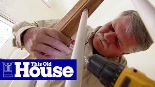 How to Replace a Stair Railing  This Old House [upl. by Spillar]