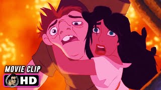 THE HUNCHBACK OF NOTRE DAME Clip  Frollos Death 1996 Disney [upl. by Rico]