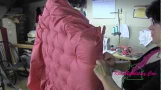 Upholstery How To Tuft A Headboard [upl. by Nnylarej]