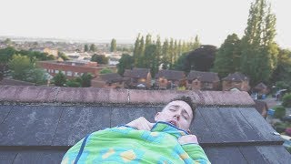 I Spent the Night on a Roof and It Didnt Go as Planned Sleep on a Roof Challenge [upl. by Nrublim534]