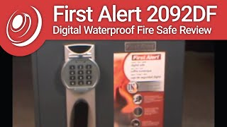 First Alert 2092DF Digital Waterproof Fire Safe Review [upl. by Townshend914]