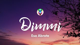 Esa Abrate  Dimmi TestoLyrics [upl. by Aelyk]