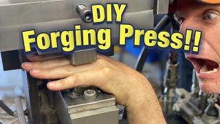 How To Make An Awesome Forging Press [upl. by Anahoj]