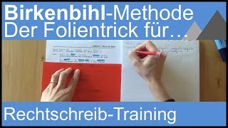 BirkenbihlMethode  Gehirngerechtes RechtschreibTraining [upl. by Tnerb]