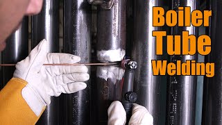 Boiler Tube Welding  Boilermakers TIG Welding for Power Plants [upl. by Cymbre]