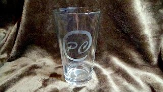 HOW TO ETCH GLASS  With Etching Cream [upl. by Alisia]