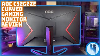 AOC C32G2ZE G Line 2nd Gen 32 Inch Gaming Monitor Unboxing and Review 2021 [upl. by Fogel]