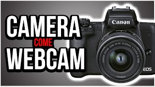 FOTOCAMERA come WEBCAM Tutorial completo e rapido [upl. by Dranel]