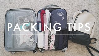 Travel Packing Tips  How to Pack a CarryOn  Packing Checklist Download [upl. by Aratak]