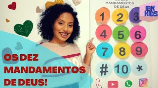 Os Dez Mandamentos de Deus  Ministério Infantil [upl. by Sol]