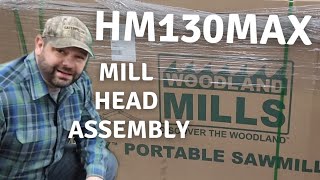 41 Woodland Mills HM130MAX  Sawmill Head Assembly [upl. by Enitsenrae]