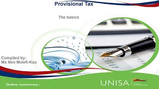 2021 Provisional tax Part 1 of 2 [upl. by Noremmac608]