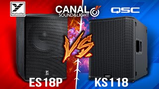 Yorkville ES18P vs QSC KS118 Subwoofer Battle [upl. by Hale]