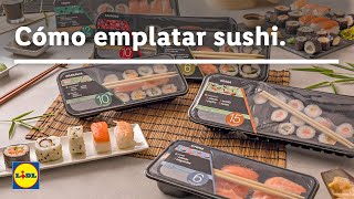 Cómo Emplatar Sushi 🍱🍣  Recetas Asiáticas  Lidl España [upl. by Long]