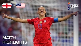 England v USA  FIFA Women’s World Cup France 2019  Match Highlights [upl. by Adnilav]