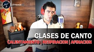 CLASES DE CANTO  Calentamiento Afinación Respiración  Curso de Canto COMPLETO [upl. by Saffier]