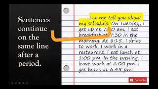 3 STEPS How to Write a Paragraph  English Writing  ESL Online Class Teacher Elo [upl. by Wane]