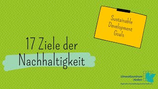 Die SDGs  17 Nachhaltigkeitsziele [upl. by Auka]