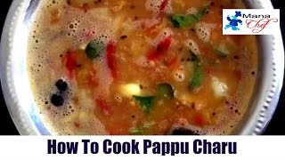 Pappu Charu Andhra Style Cooking Recipe [upl. by Sergius]