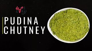 Pudina Chutney Recipe in Tamil with English caption  Mint Chutney Recipe  Dare Lazy [upl. by Maura]