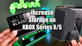 HOW TO Increase Xbox Series XS Storage using External Hard Disk [upl. by Lemmueu793]