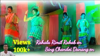 Rahala Rimil Rakab enNew Santali Dance videoSTAGE PERFORMANCE [upl. by Adlay730]