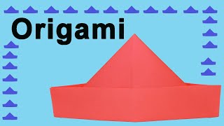 Origami Como Hacer Un Sombrero De Papel [upl. by Noseyt204]