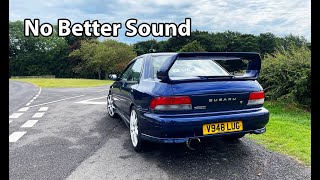 Subaru Impreza Turbo Exhaust Sounds [upl. by Oregolac]