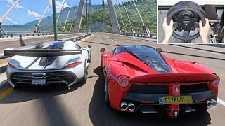 Ferrari LaFerrari  Forza Horizon 5  Goliath Race Thrustmaster TX Gameplay [upl. by Imuyam]