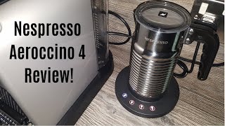 Nespresso Aeroccino 4 Milk Frother Review  Worth upgrading from the Aeroccino 3 [upl. by Blaze924]