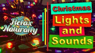 Christmas lights music sounds  25 Christmas songs for 2 hours [upl. by Aihseuqal]