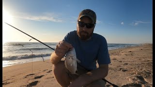 Surf Fishing with How To  Virginia Beach VA  August 2020 [upl. by Tibbs]