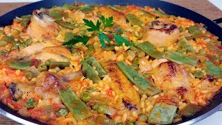 Paella de pollo [upl. by Candie]