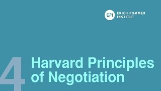 The Harvard Principles of Negotiation [upl. by Miru]