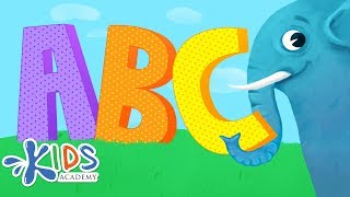 ABC Letters for Kids  Full English Alphabet for Preschool amp Kindergarten  Kids Academy [upl. by Anidnamra]