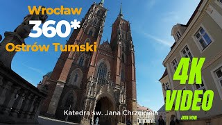 Wrocław  Ostrów Tumski 4K [upl. by Acimad851]