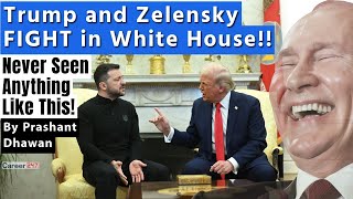 Trump and Zelensky Fight in the White House over War  World has never seen anything like this [upl. by Rebme407]