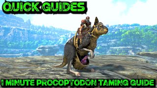 Ark Quick Guides  Procoptodon  The 1 Minute Taming Guide [upl. by Whitney495]