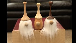 How to Turn a Bearded Gnome woodturning [upl. by Lesiram]