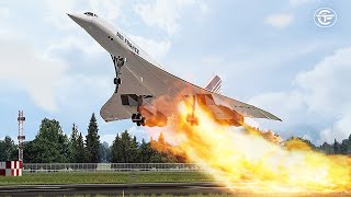 How the Crash of Flight 4590 Destroyed Concorde’s Magic  Up in Flames [upl. by Estren508]