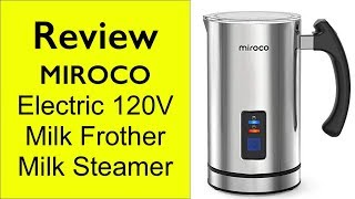 Review Miroco Milk Frother  How to make froth milk at home [upl. by Anilatak328]