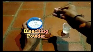 Bleaching Powder reaction and uses [upl. by Eldrid]