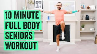 10 Minute Full Body Seniors Workout  The Body Coach TV [upl. by Enaej]