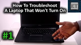 How To Fix or Troubleshoot a Laptop That Wont Turn On 1 [upl. by Tamanaha]