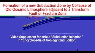 Formation of a New Subduction Zone by Lithospheric Collapse Next to a Fracture Zone [upl. by Livvy]