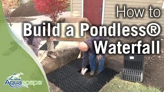 Aquascapes quotNEWquot How To Build a Pondless® Waterfall [upl. by Sylirama862]