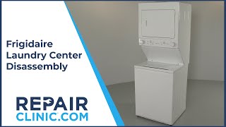 Frigidaire Laundry Center Disassembly FFLE3900UW1 [upl. by Bilak]